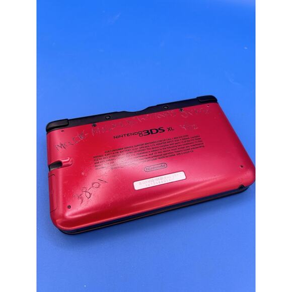 Nintendo 3DS XL Handheld Game Console SPR-S-USZ/F-C0 Red/Black tested READ - Picture 12 of 13